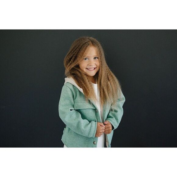 NWT - Olive and Scout WAYLEN JACKET- Green 18-24M - Picture 2 of 5